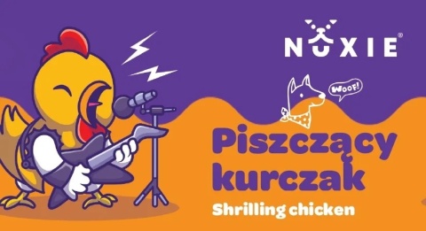 NUXIE® Kurczak gumowy piszczący zabawka dla psa gryzak 16cm