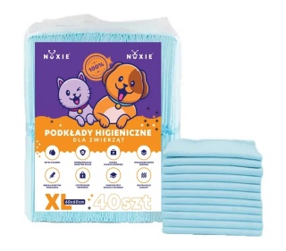 NUXIE® Mata dla psa psów podkłady higieniczne 40szt 60x60cm xl