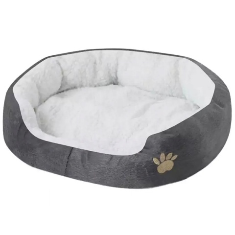 NUXIE® PREMIUM Legowisko dla psa kota mata kojec posłanie sofa leżanka poduszka l 40x50cm ciemnoszare