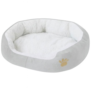 NUXIE® PREMIUM Legowisko dla psa kota mata kojec posłanie sofa leżanka poduszka l 40x50cm jasnoszare
