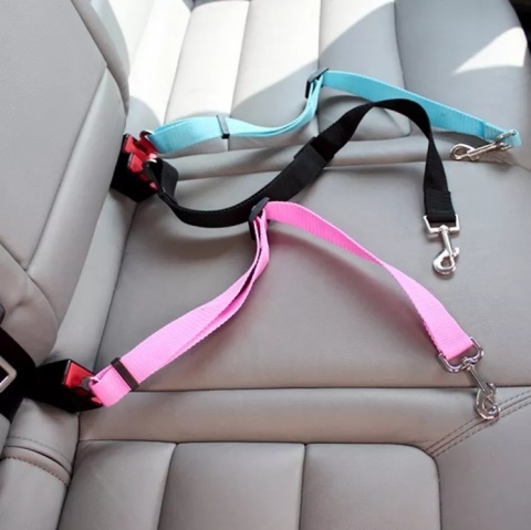 NUXIE® Smycz dla psa do samochodu pasy bezpieczeństwa 70cm