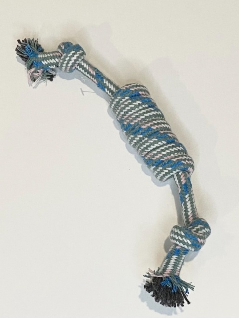 NUXIE® Sznur bawełniany szarpak dla psa kota zabawka 30cm