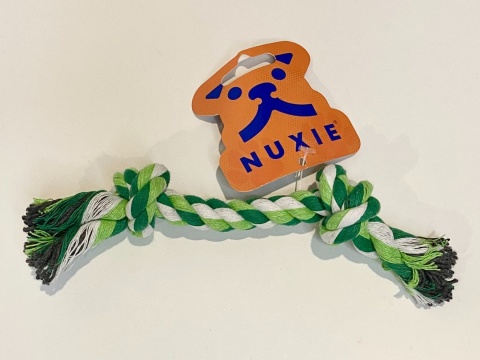 NUXIE® Zabawka dla psa sznur bawełniany szarpak węzeł 20cm
